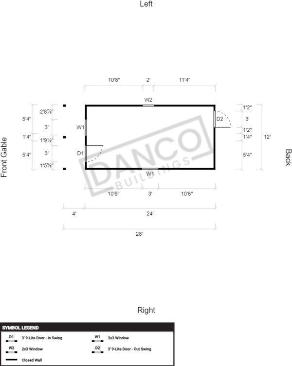 Standard Cabin 12x28 - Image 2