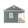 Center Porch Cabin 14x28 - Image 6