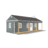 Center Porch Cabin 14x28