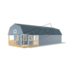 Deluxe Lofted Barn Cabin 16x40