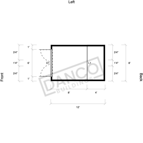 Lofted Barn 8x12 - Image 2