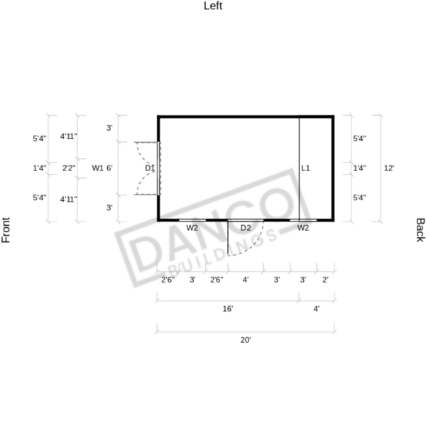 Lofted Barn 12x20 - Image 2