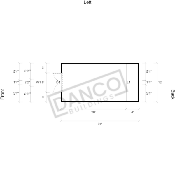 Lofted Barn 12x24 - Image 2