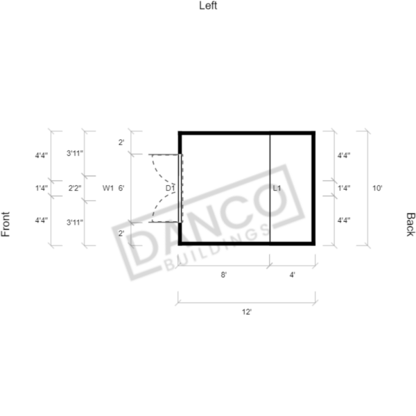 Lofted Barn 10x12 - Image 2