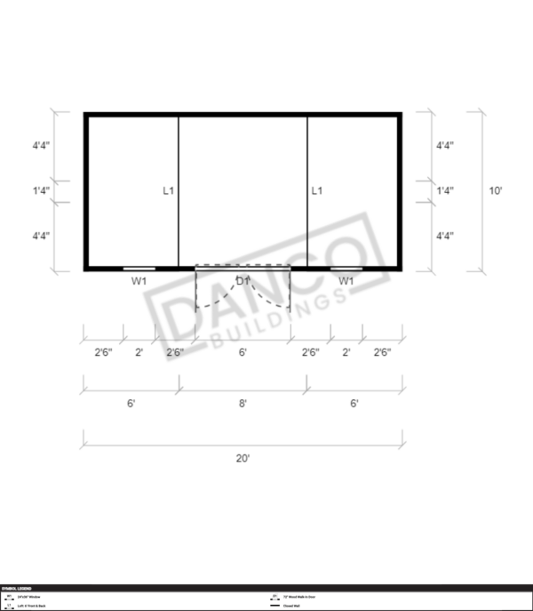 Side Lofted Barn 10x20 - Image 2