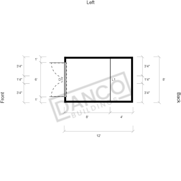 Lofted Barn 8x12 - Image 2