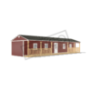 Side Porch Cabin 16x50