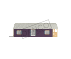 Wraparound Porch Lofted Barn Cabin 14x36 - Image 4
