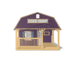 Wraparound Porch Lofted Barn Cabin 14x36 - Image 6