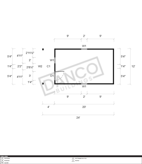 Lofted Barn Cabin 12x24 - Image 2