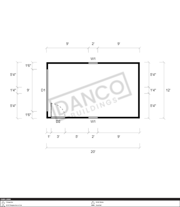 Lofted Barn Garage 12x20 - Image 2