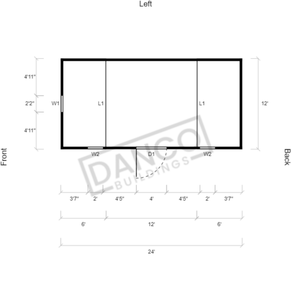 Lofted Barn 12x24 - Image 2