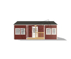 Center Side Porch Cabin 16x24 - Image 3