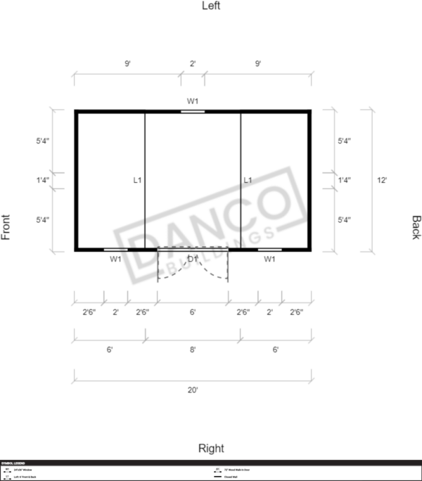 Side Lofted Barn 12x20 - Image 2