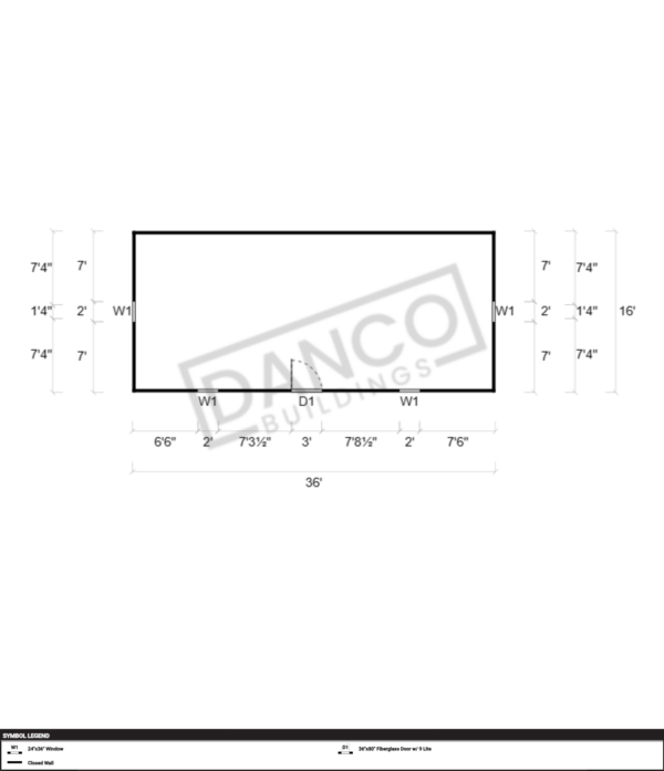 Garden Shed 16x36 - Image 2