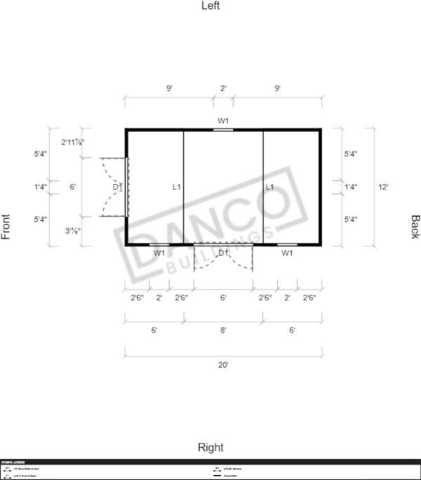 Side Lofted Barn 12x20 - Image 2