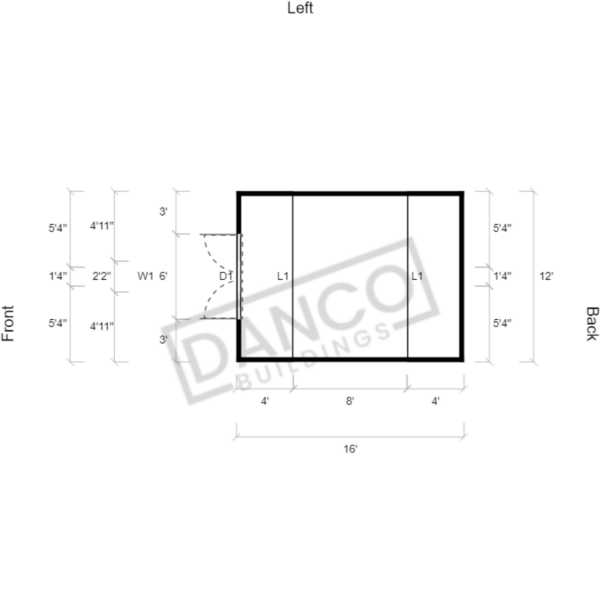 Lofted Barn 12x16 - Image 2