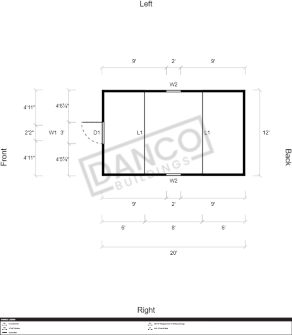Lofted Barn 12x20 - Image 2
