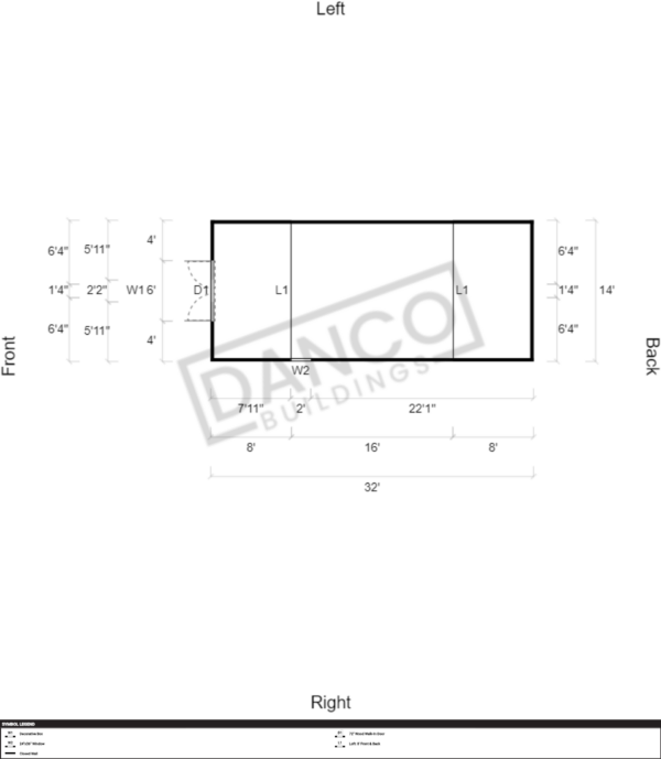 Lofted Barn 14x32 - Image 2