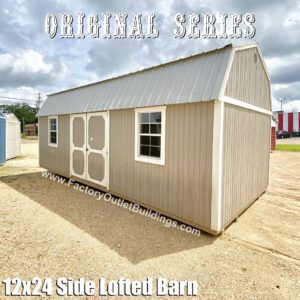 Side Lofted Barn 12x24