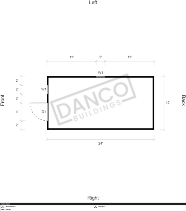 Extra Economy Metal Utility 12x24/231701 - Image 2