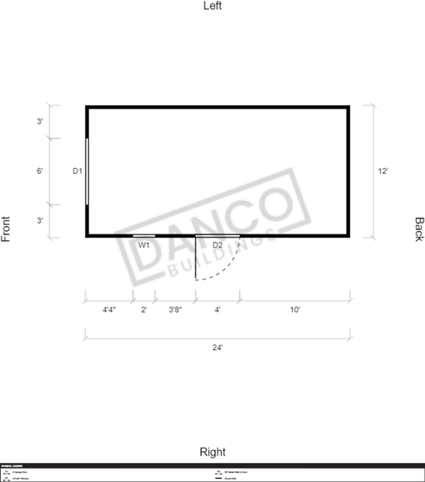 Extra Economy Metal Utility 12x24 - Image 2