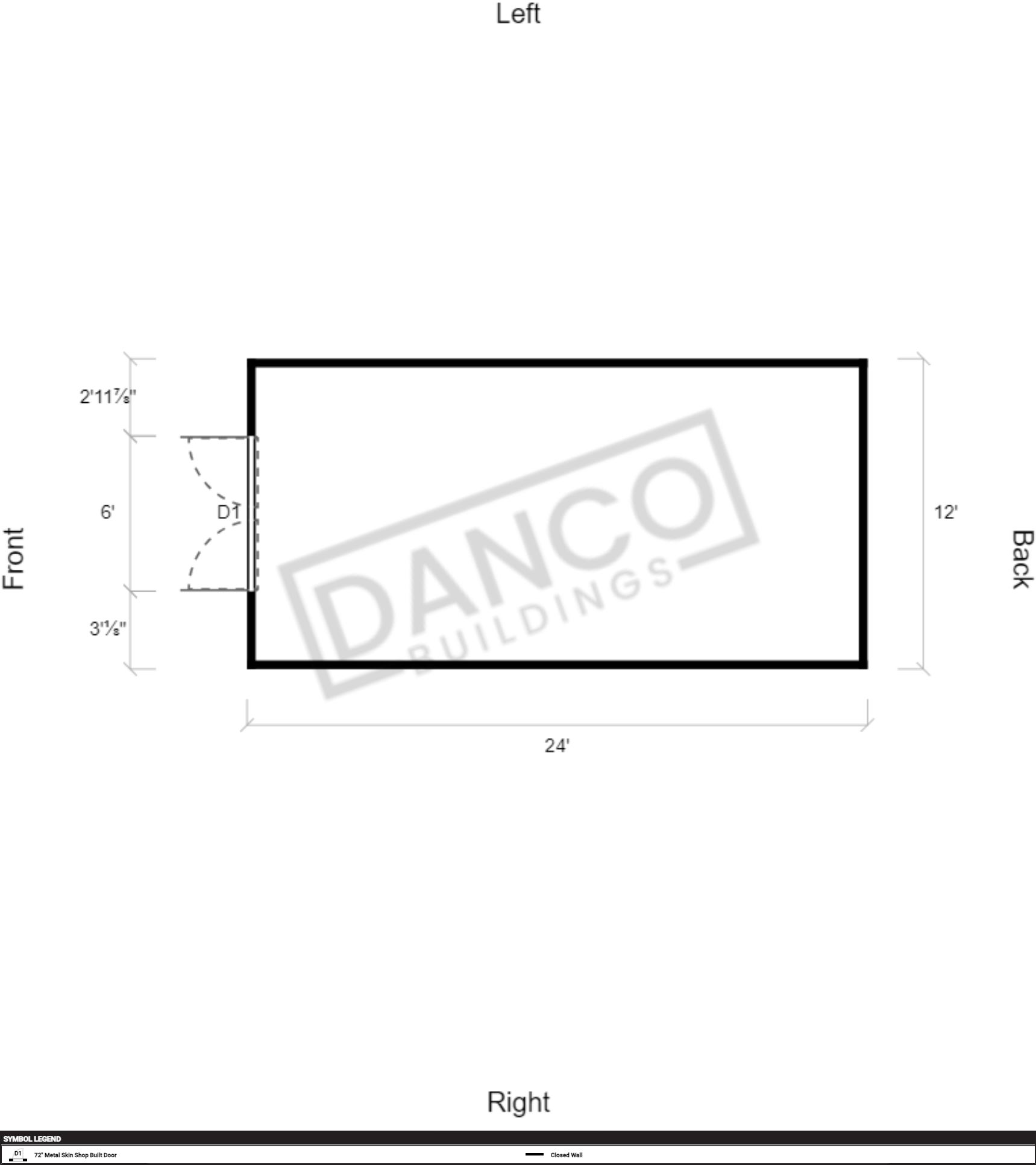 Extra Economy Metal Utility 12x24 - Image 2
