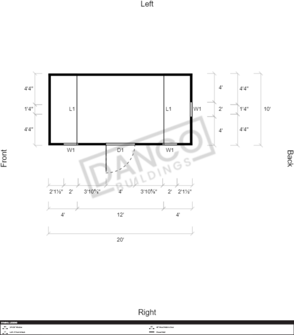 Side Lofted Barn 10x20 - Image 2