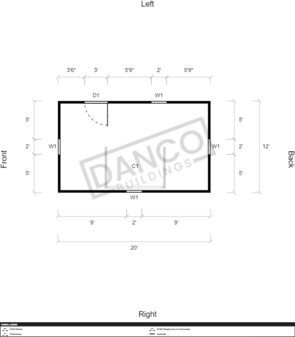 Dormer Shed 12x20 - Image 2