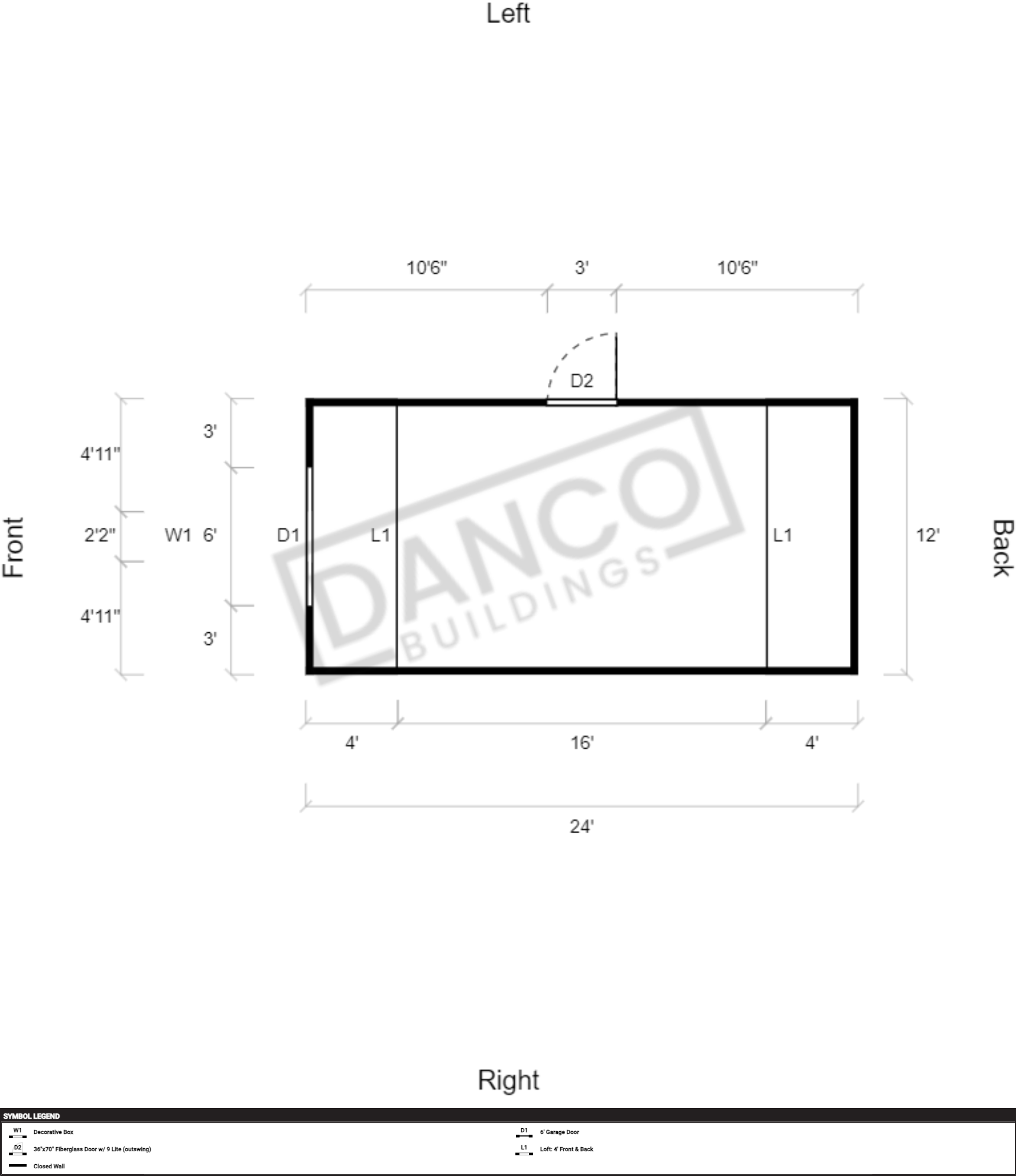 Lofted Barn 12x24 - Image 2
