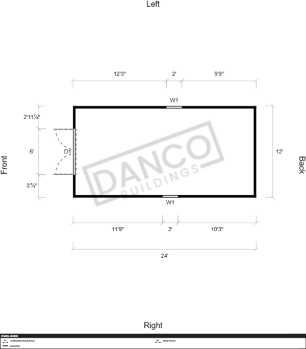 Extra Economy Metal Utility 12x24 - Image 2