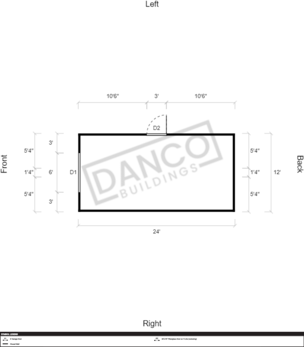 Lofted Barn Garage 12x24 - Image 2