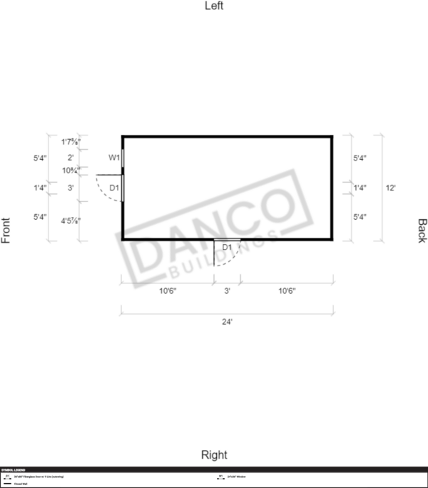 Utility Shed 12x24 - Image 2