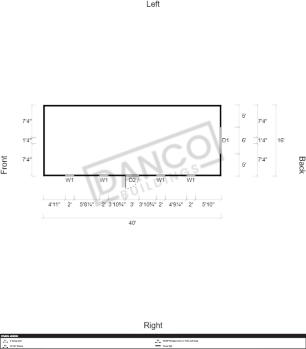 Utility Shed 16x40 - Image 2