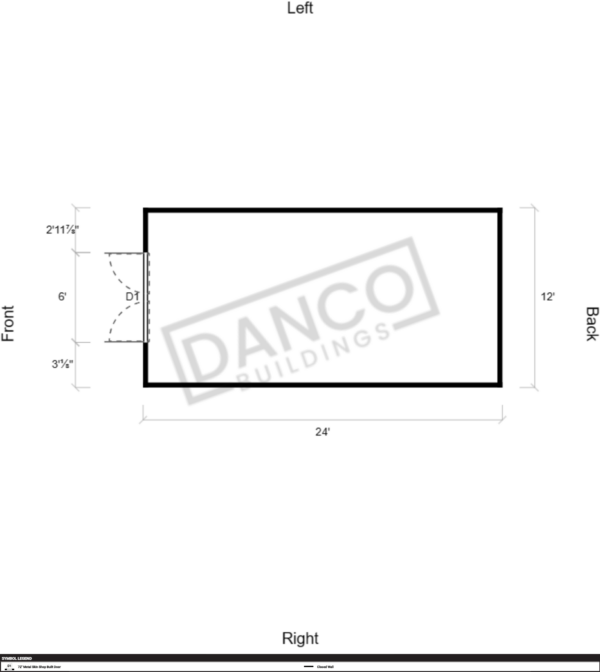 Extra Economy Metal Utility 12x24 - Image 2
