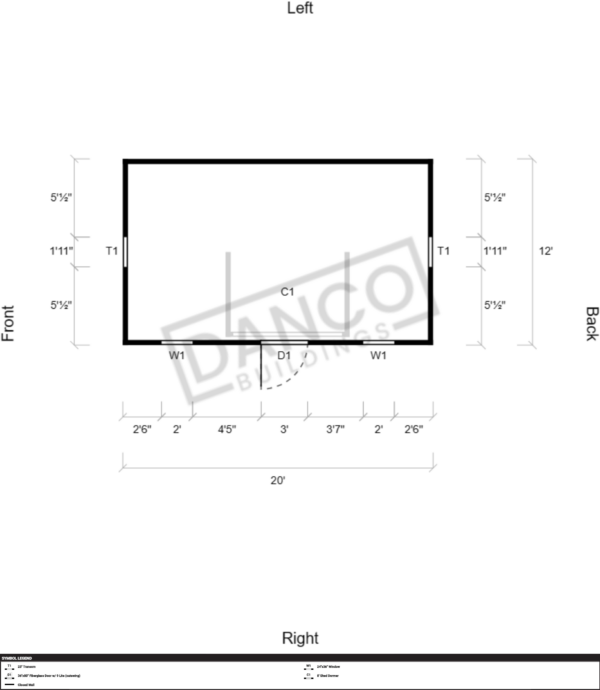 Dormer Shed 12x20 - Image 2