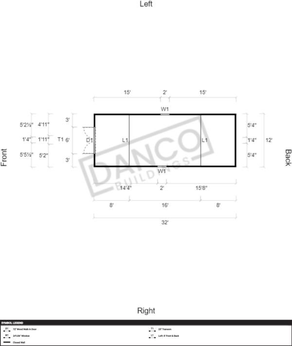 Lofted Barn 12x32 - Image 2