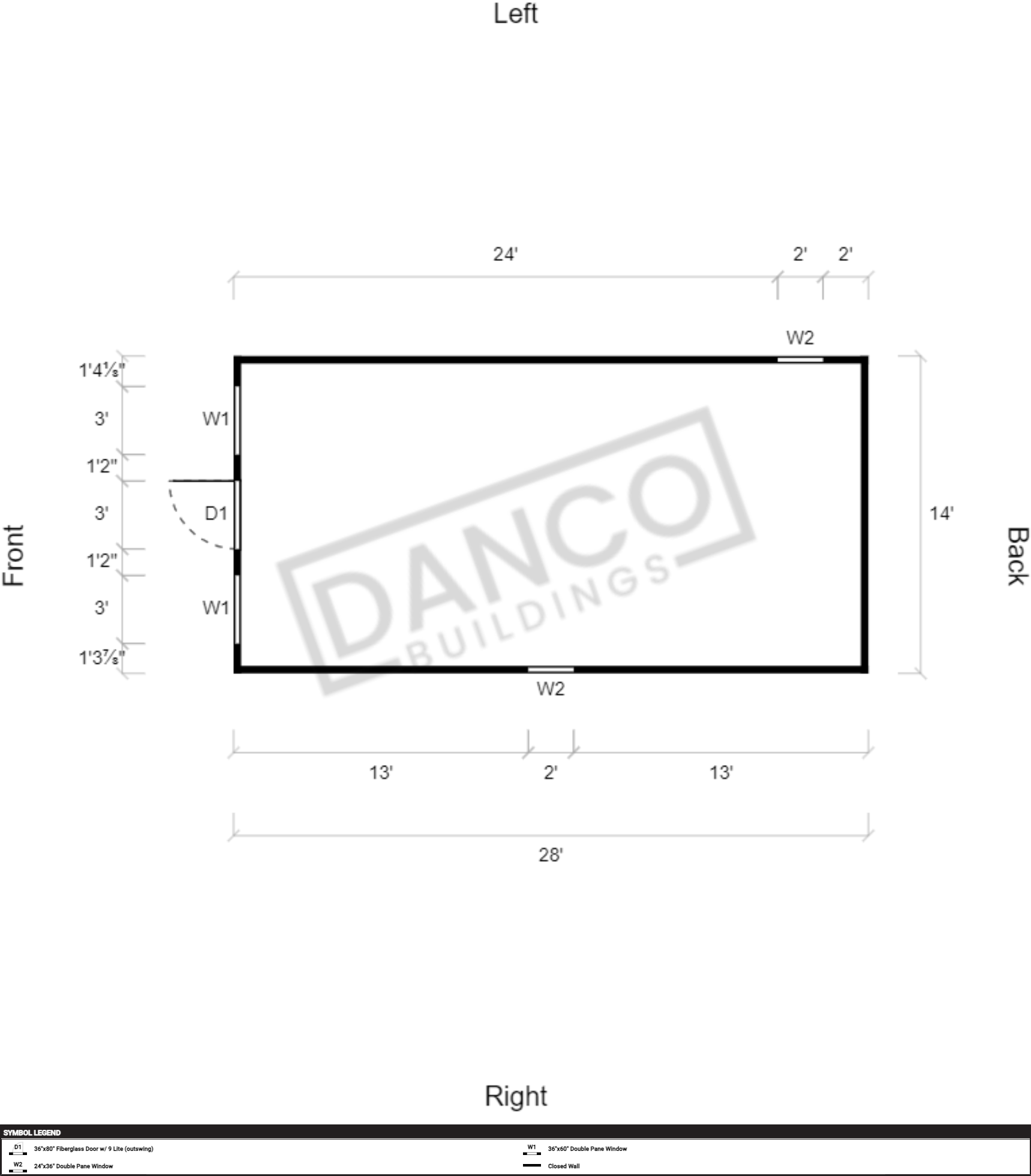 Utility Shed 14x28 - Image 2