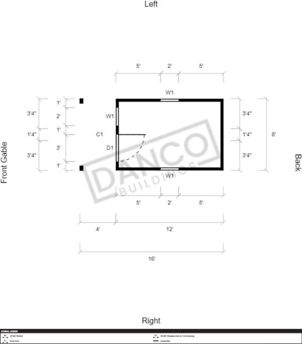 Standard Cabin 8x16 - Image 2