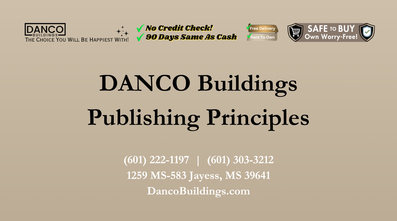 DANCO Buildings Publishing Principles