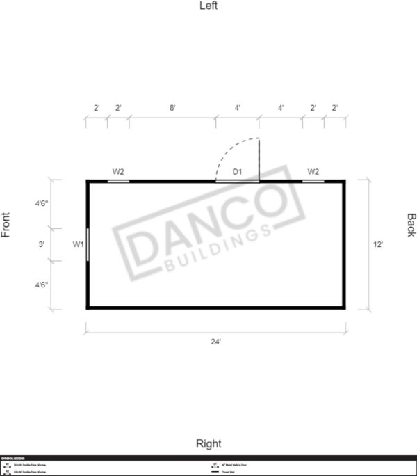 Extra Economy Metal Utility 12x24 - Image 2