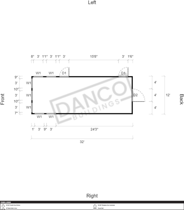 Utility Shed Premium 12x32 - Image 2