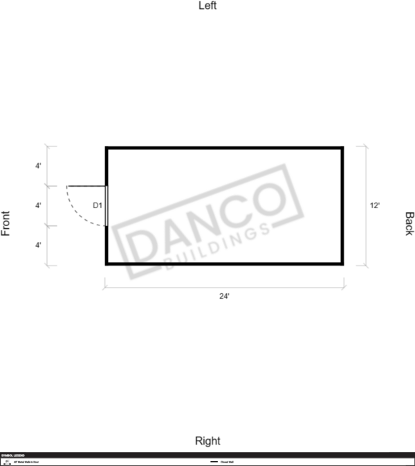 Extra Economy Metal Utility 12x24 - Image 2