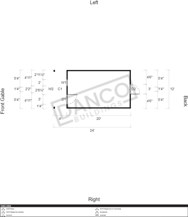 Lofted Barn Cabin 12x24 - Image 2