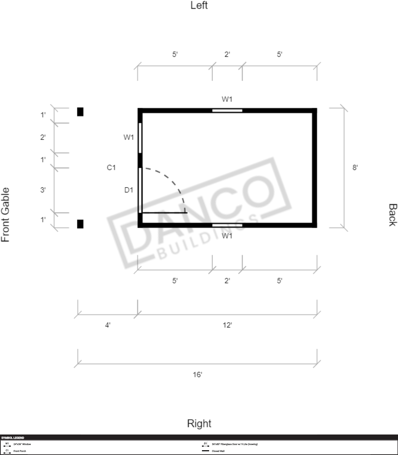 Standard Cabin 8x16 - Image 2