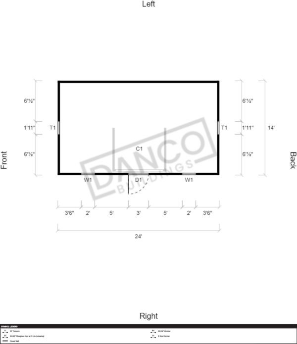 Dormer Shed 14x24 - Image 2