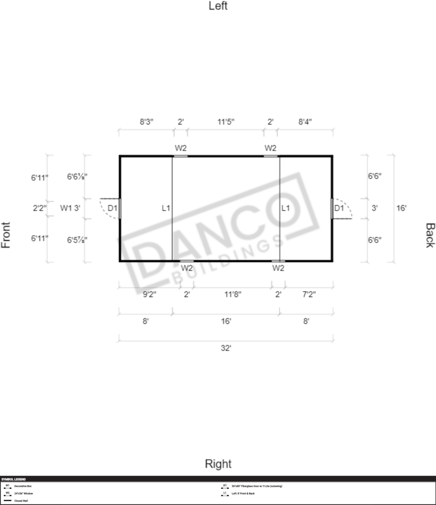 Lofted Barn 16x32 - DANCO Buildings