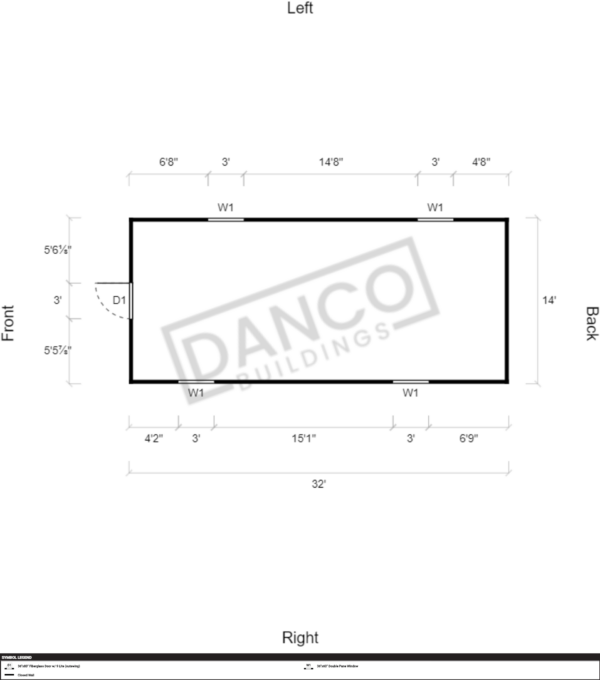 Utility Shed 14x32 - Image 2