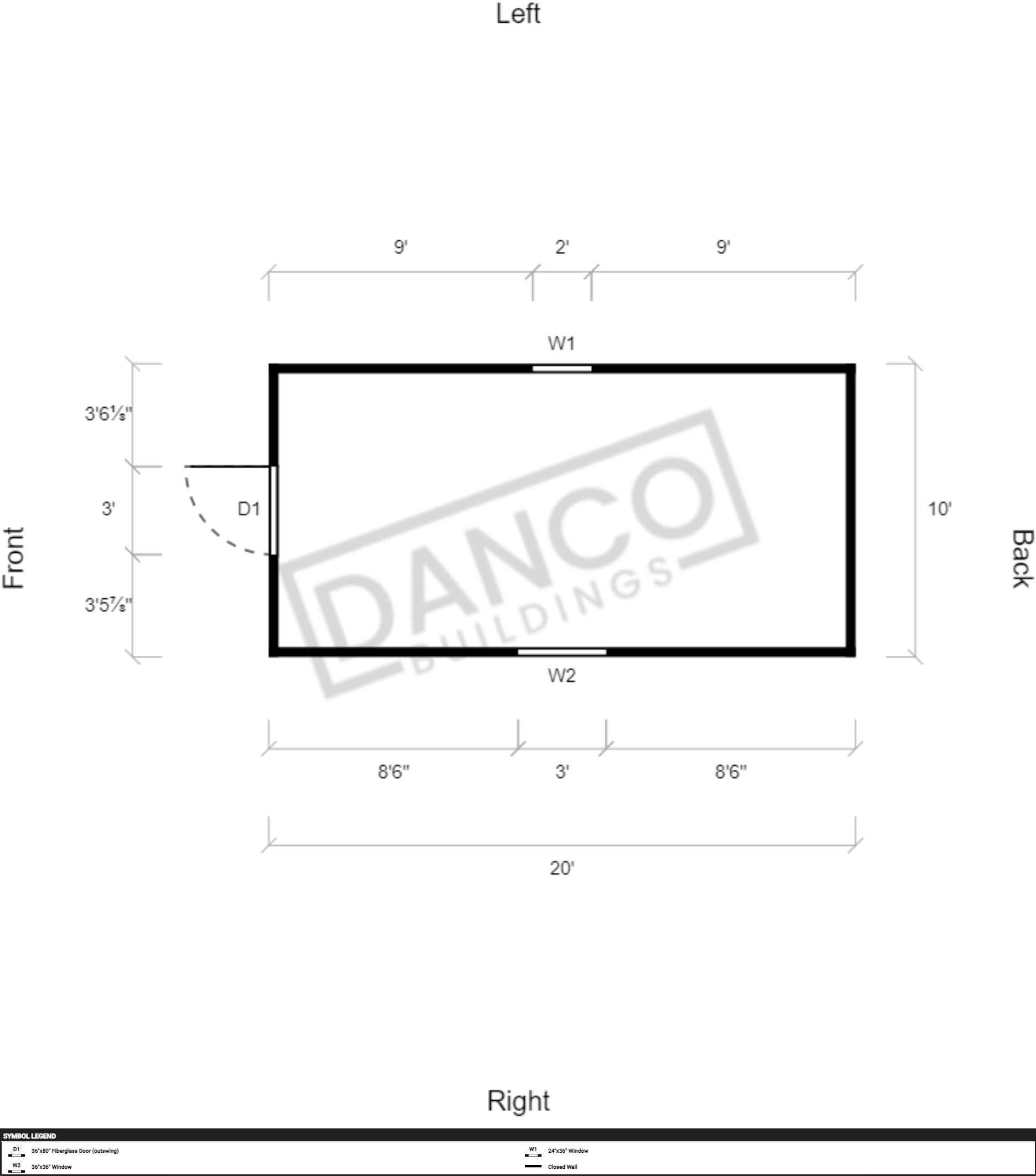Utility Shed 10x20 - Image 2