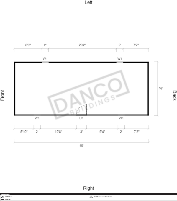 Utility Shed 16x40 - Image 2